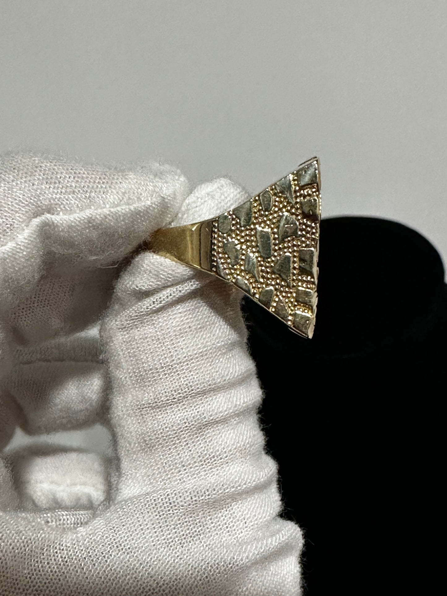 10K Nugget Ring Size 11.5