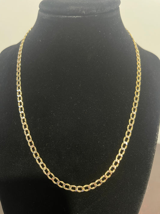 10K Diamond Cut Curb 18”