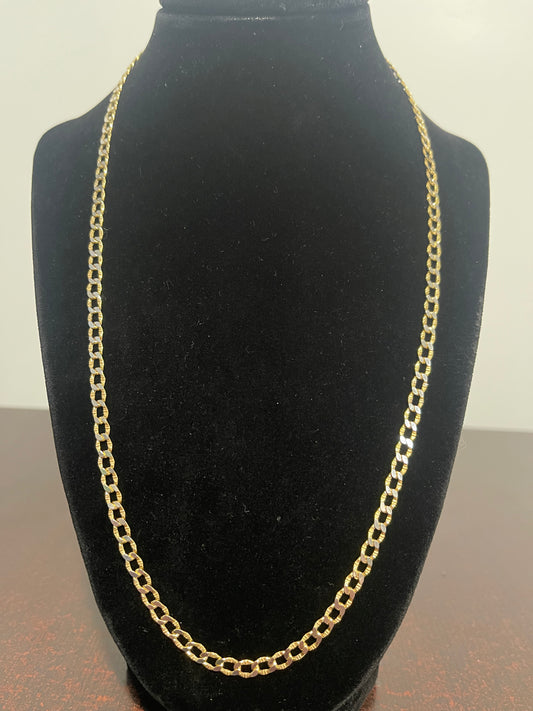 10K Diamond Cut Curb 22”