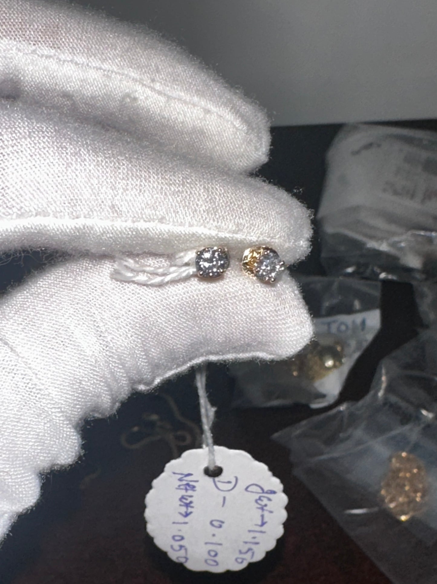 14K VVS 0.57ct Studs