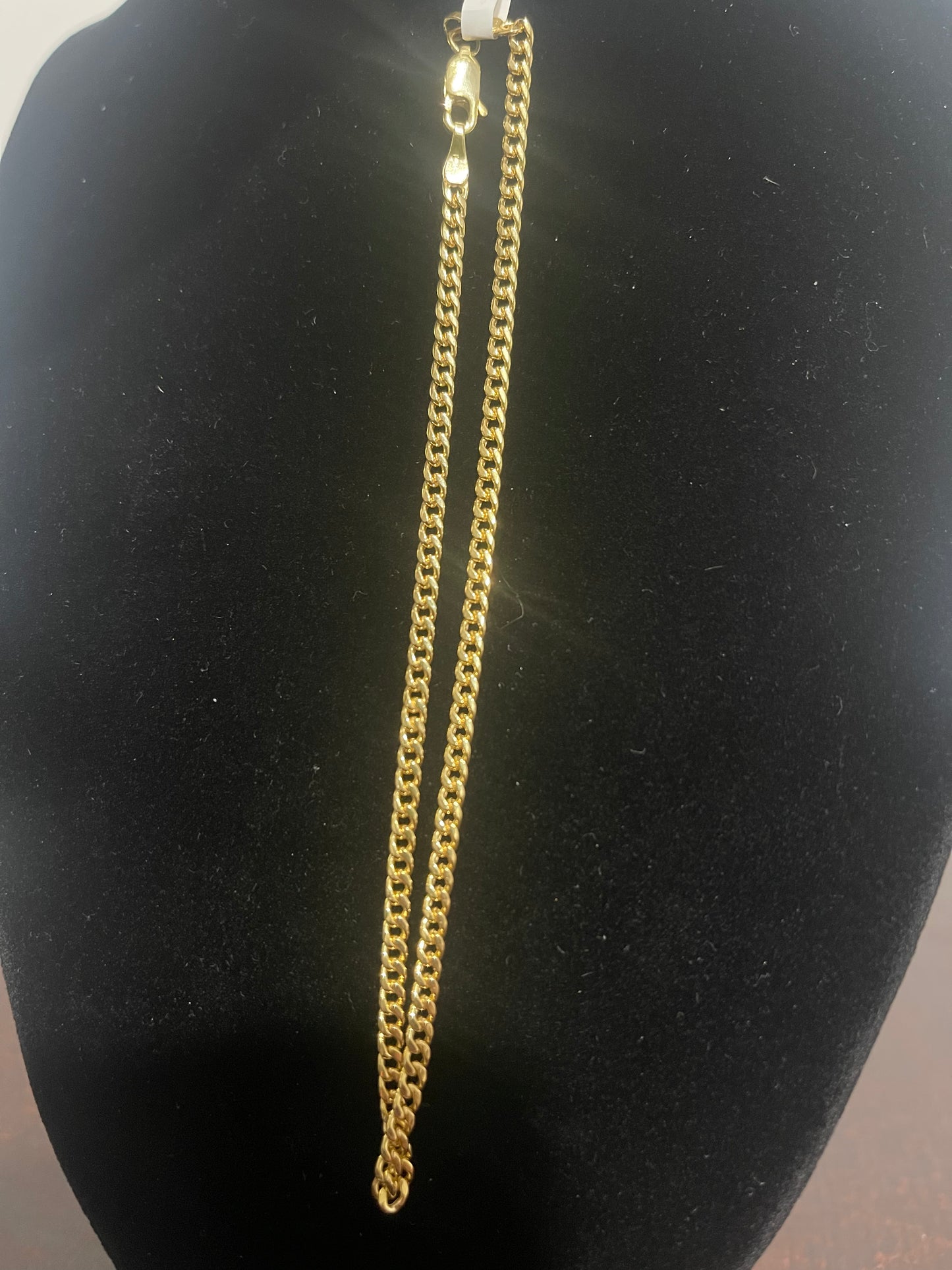 10K Cuban Bracelet/Anklet 10”