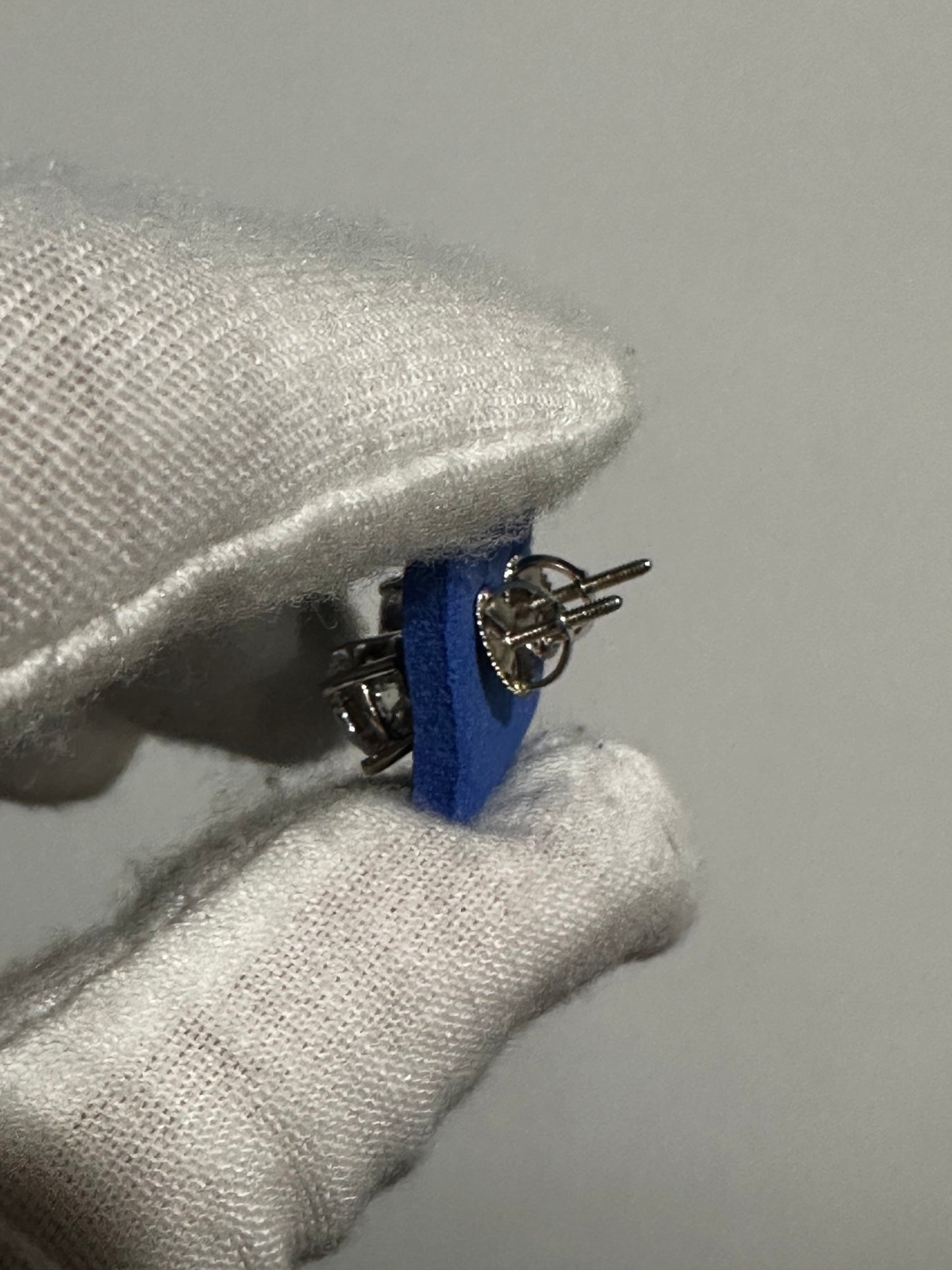 14K VVS 2.03ct Studs