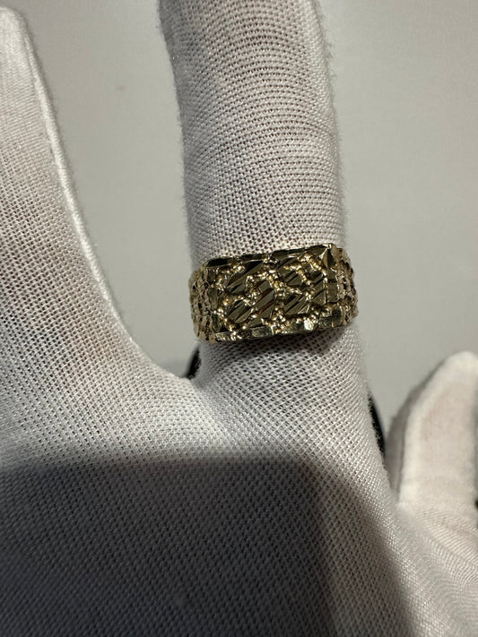10K Nugget Ring Size 10