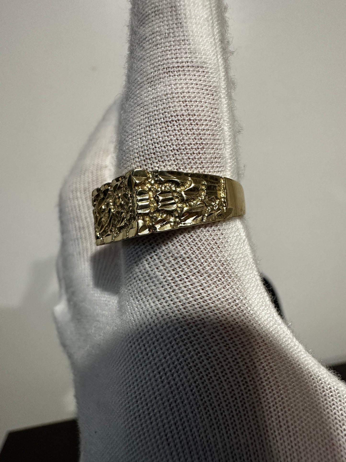 10K Nugget Ring Size 10