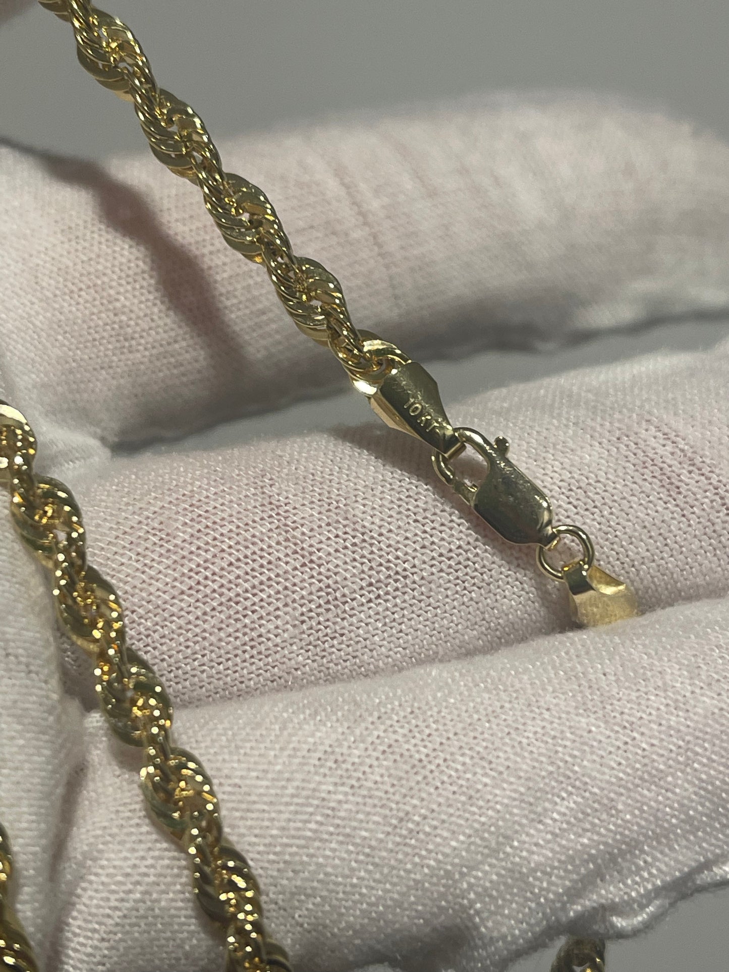 10K Italian Rope Chain 24”