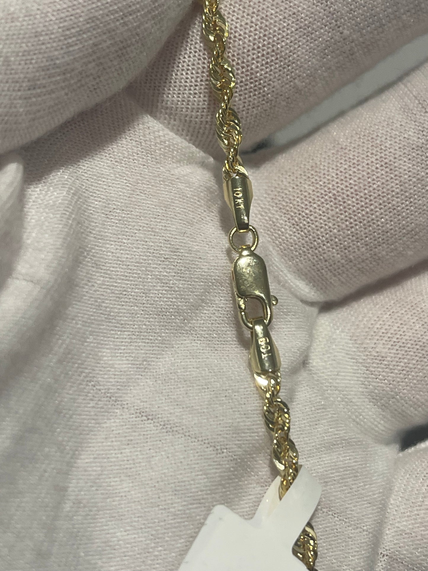 10K Italian Rope Chain 22”