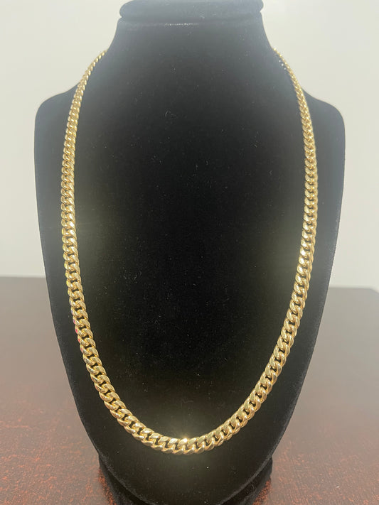 10K Italian Cuban Chain 22”