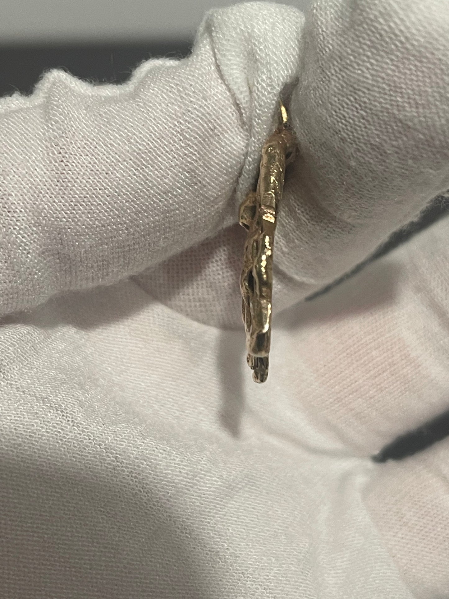 10K Solid Nugget Pendant