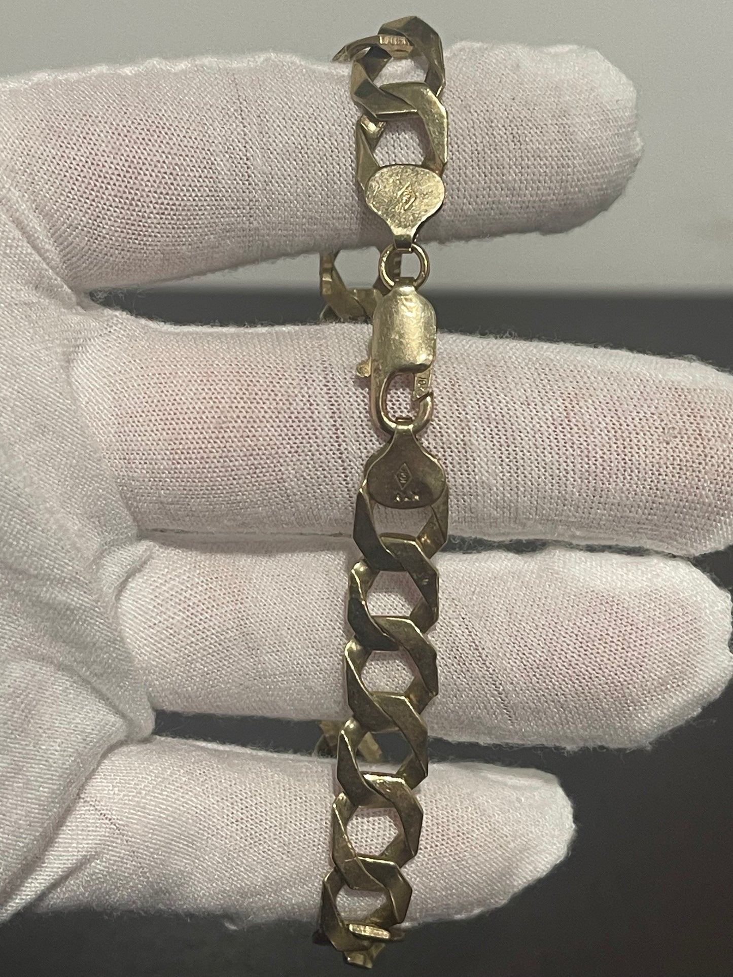 10K 2 Sided Bracelet 8.5”