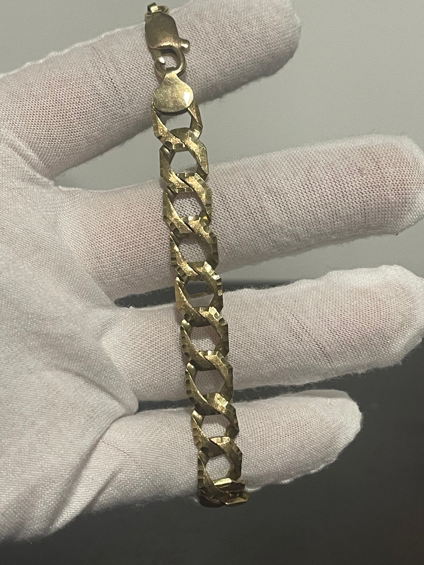 10K 2 Sided Bracelet 8.5”