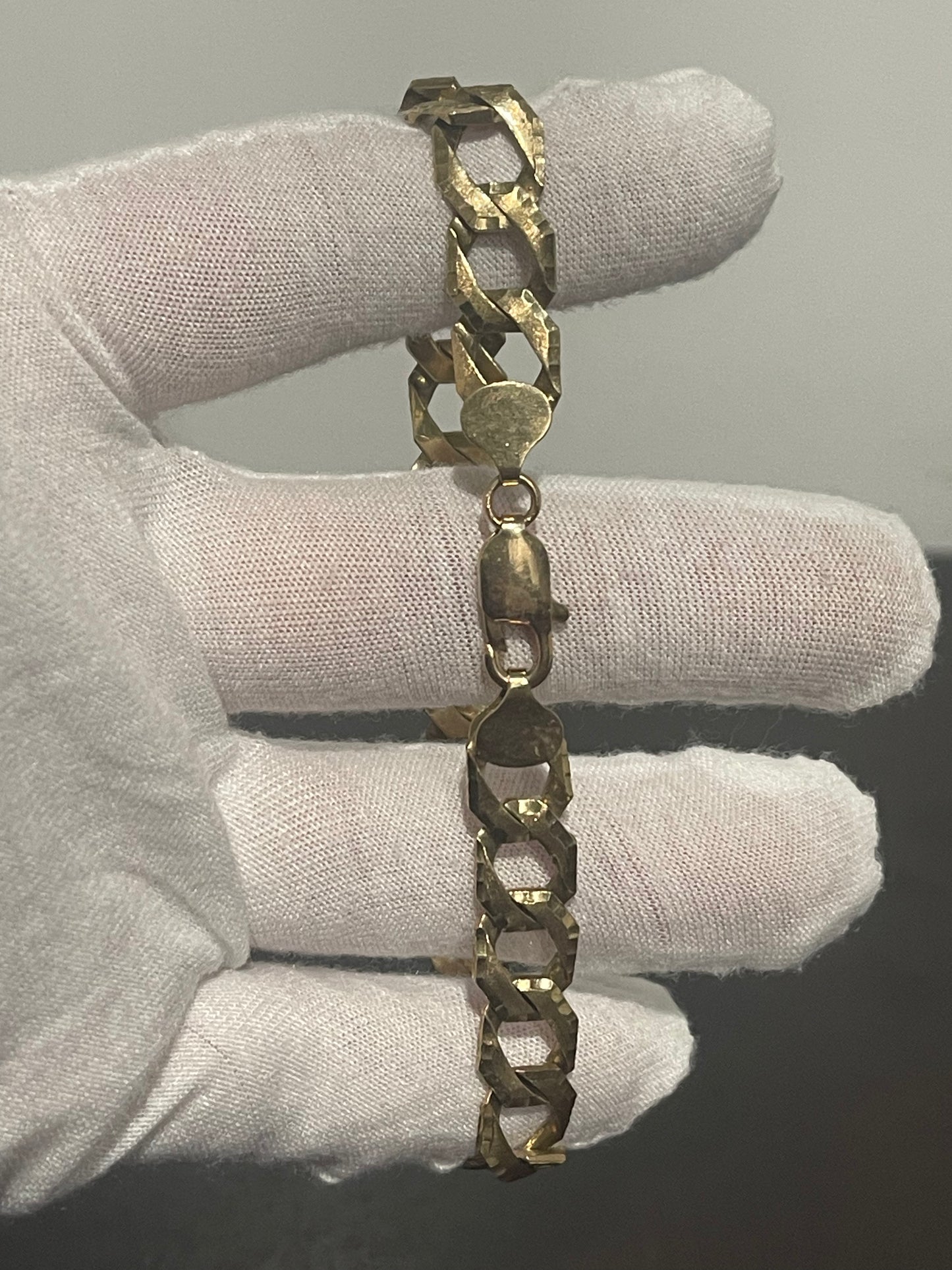 10K 2 Sided Bracelet 8.5”