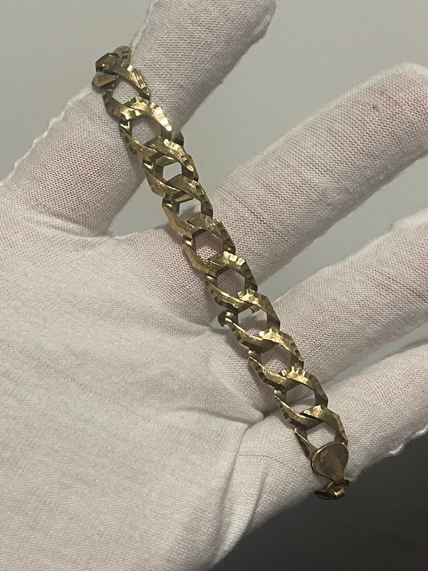 10K 2 Sided Bracelet 8.5”