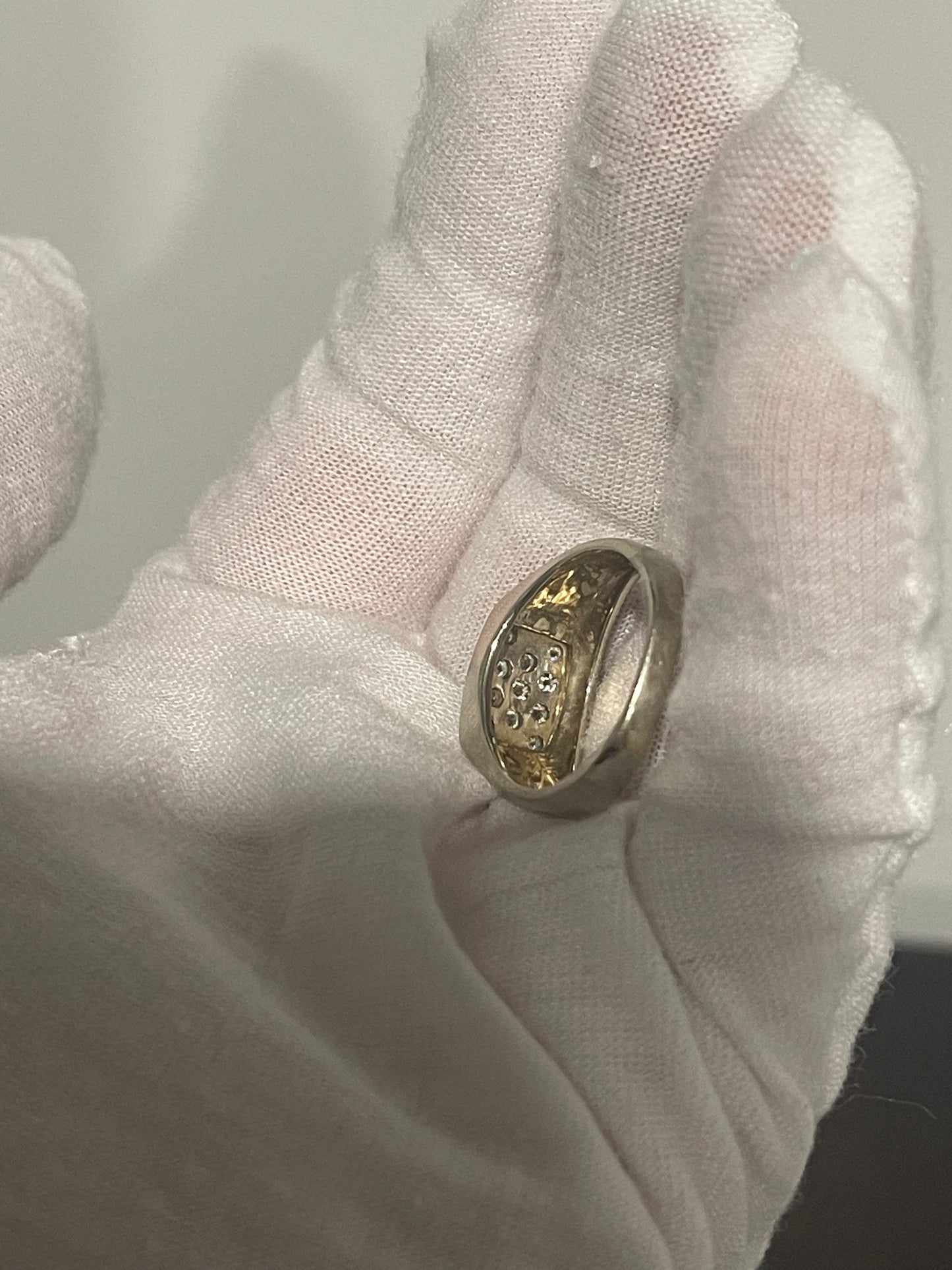 14K White Gold Diamond Ring