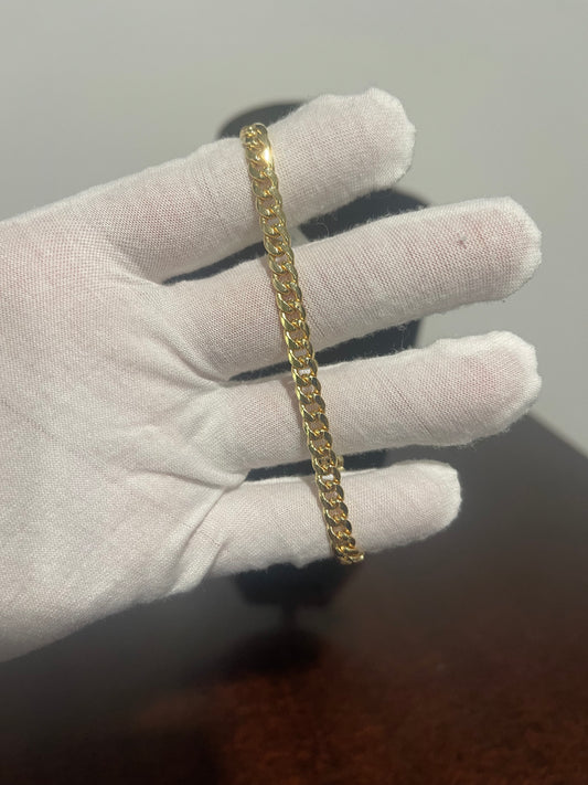 10K Cuban Bracelet 8”