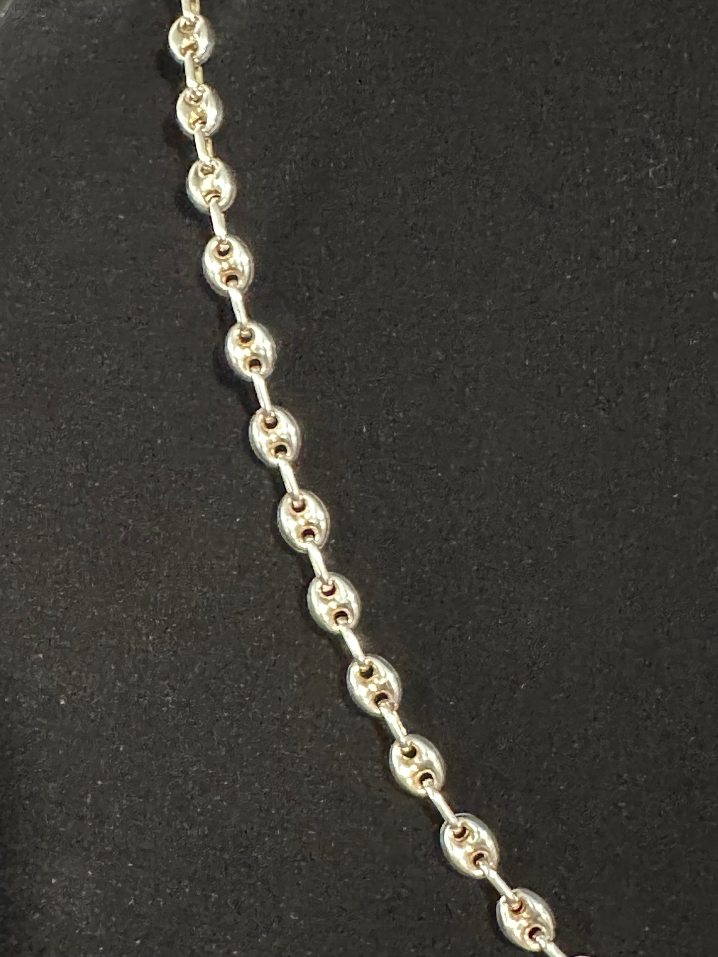Silver Gucci Link Chain 25”