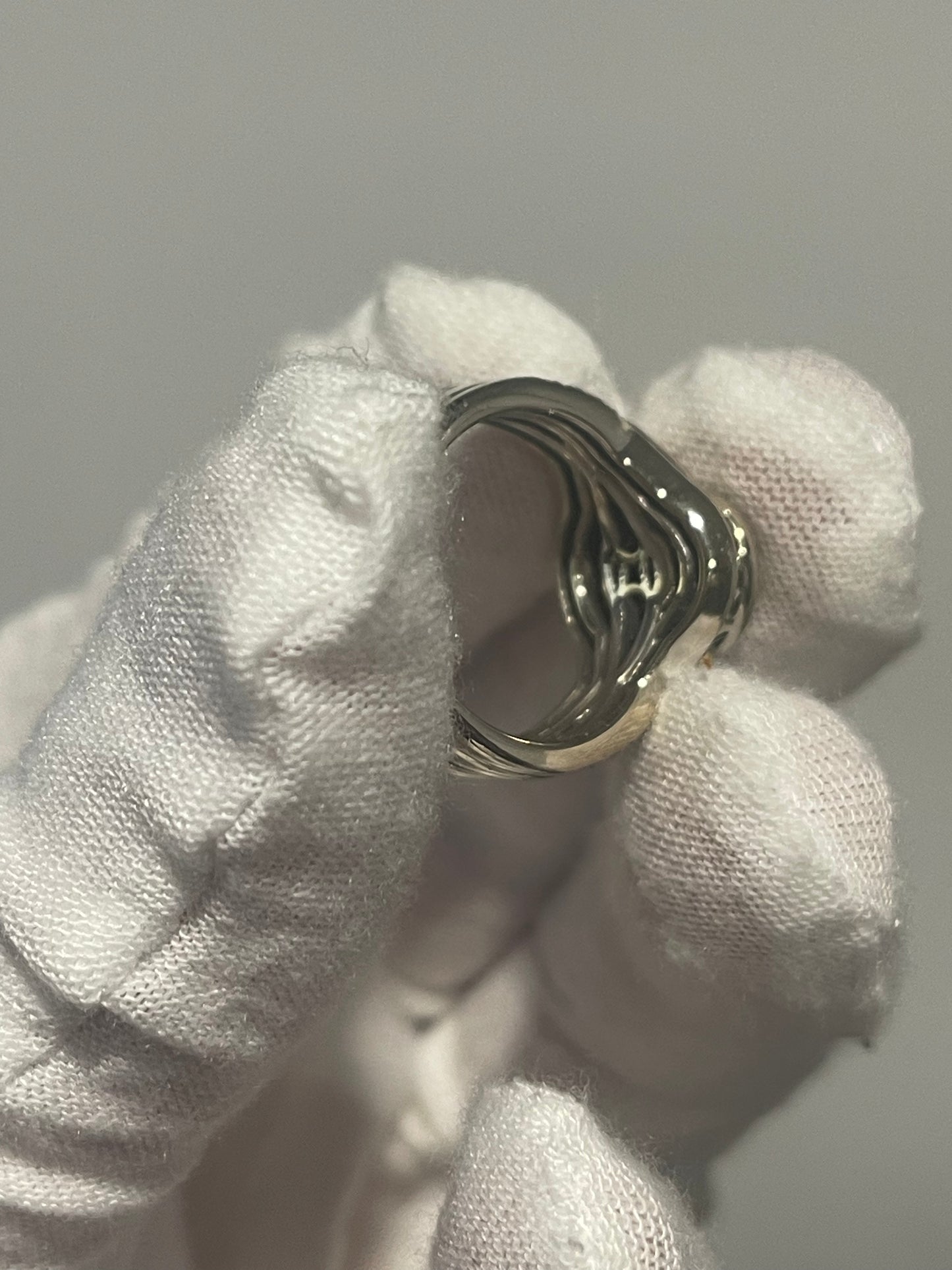 14K White Gold Natural Diamond Wedding Set