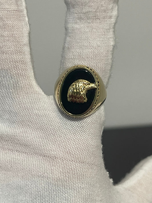 10K Eagle Signet Ring