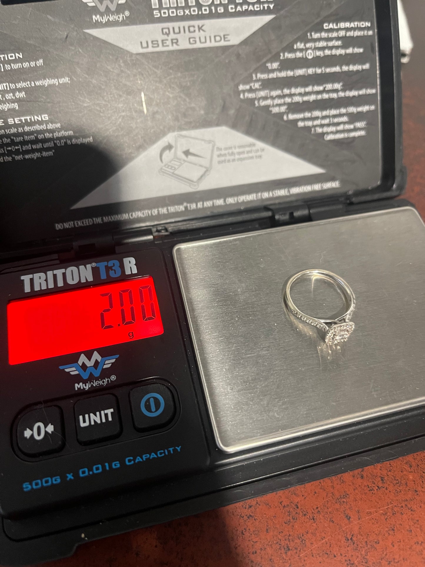 10K Diamond Engagement Ring