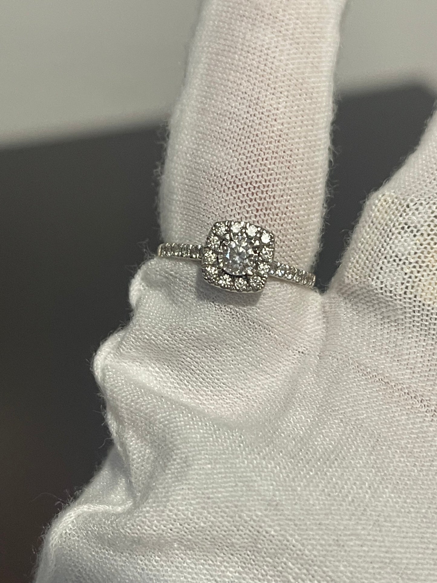 10K Diamond Engagement Ring