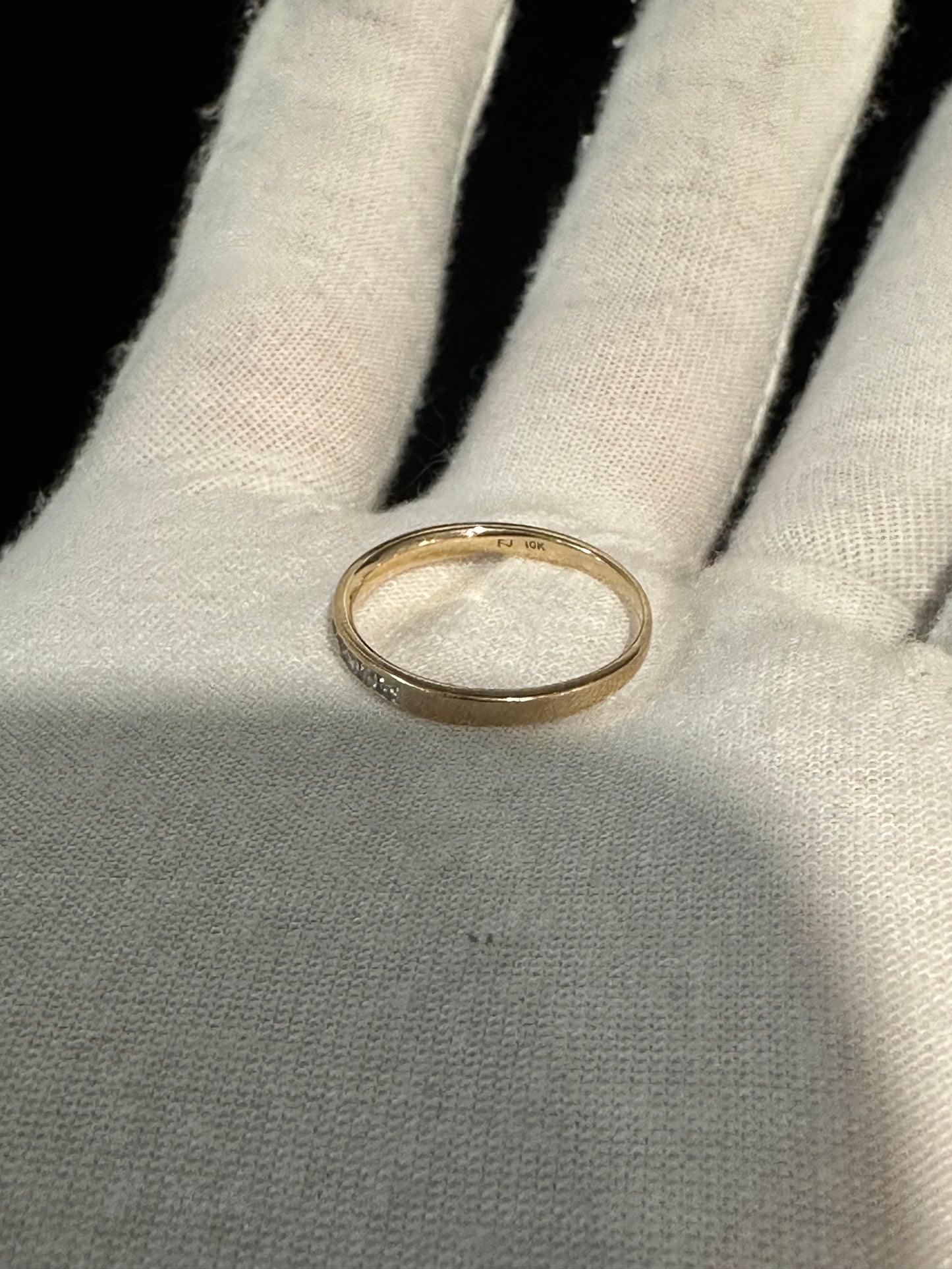 10K Diamond Ring Size 6.5