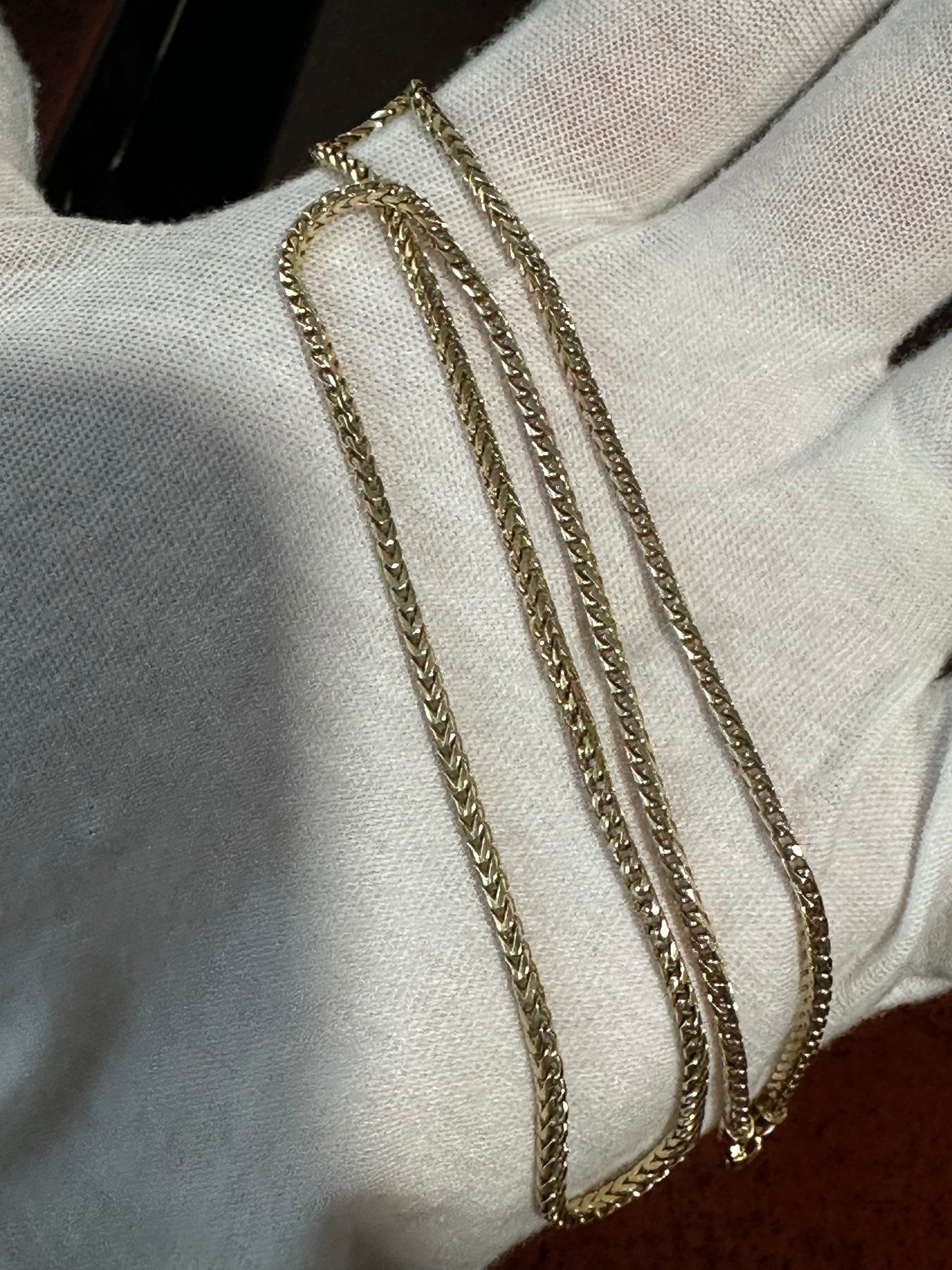 10K Gold Franco Chain 18”