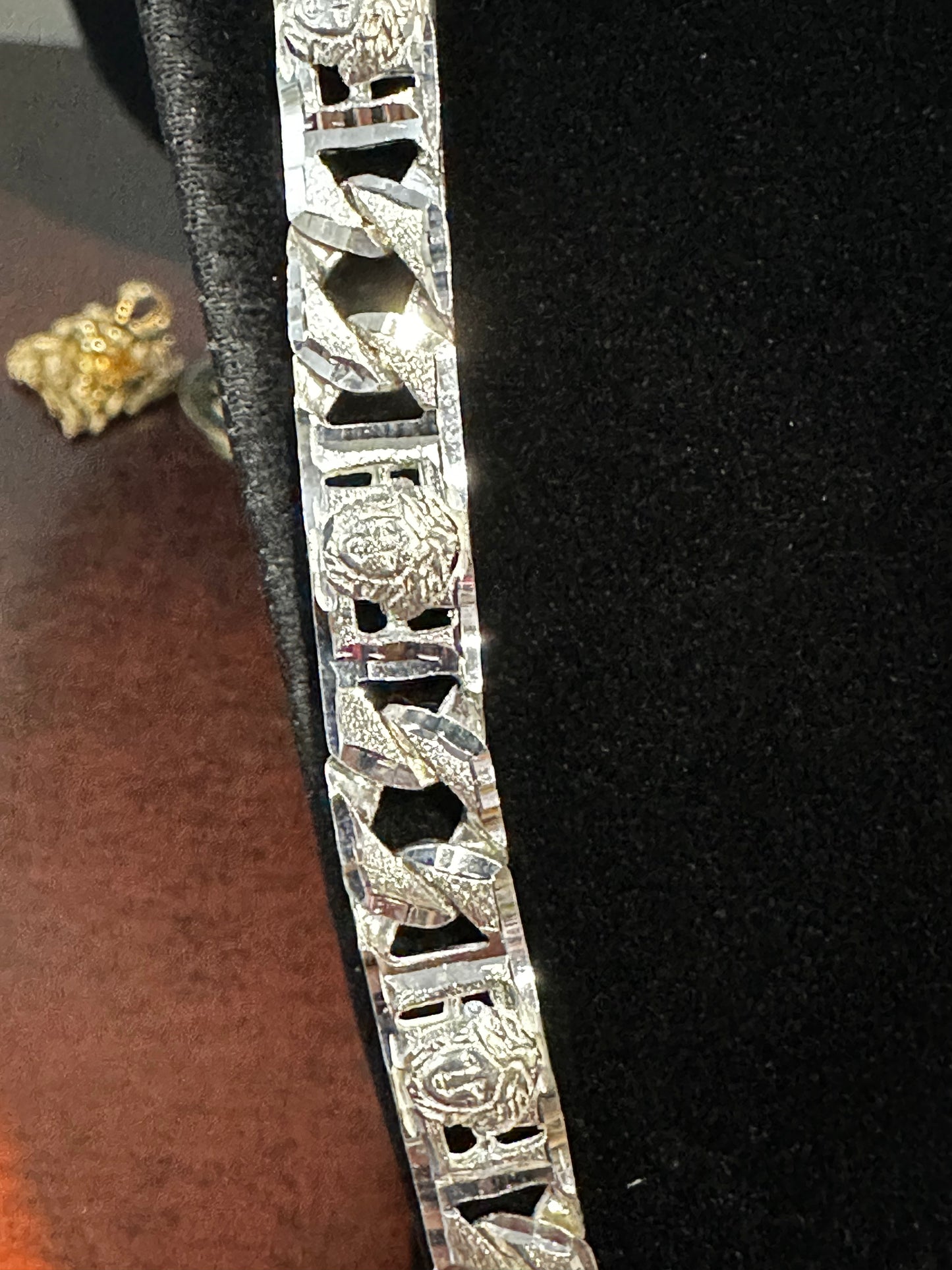 Silver Medusa Chain 24.25”
