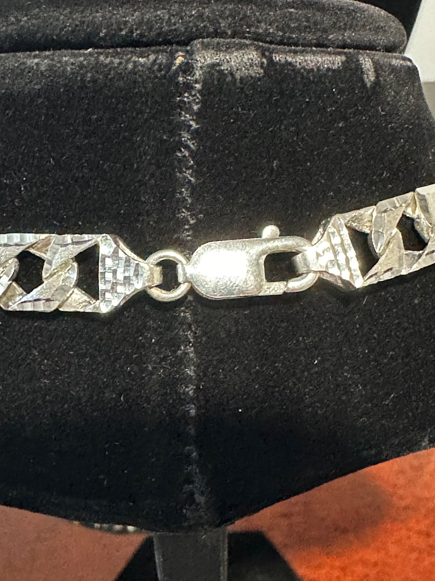 Silver Medusa Chain 24.25”