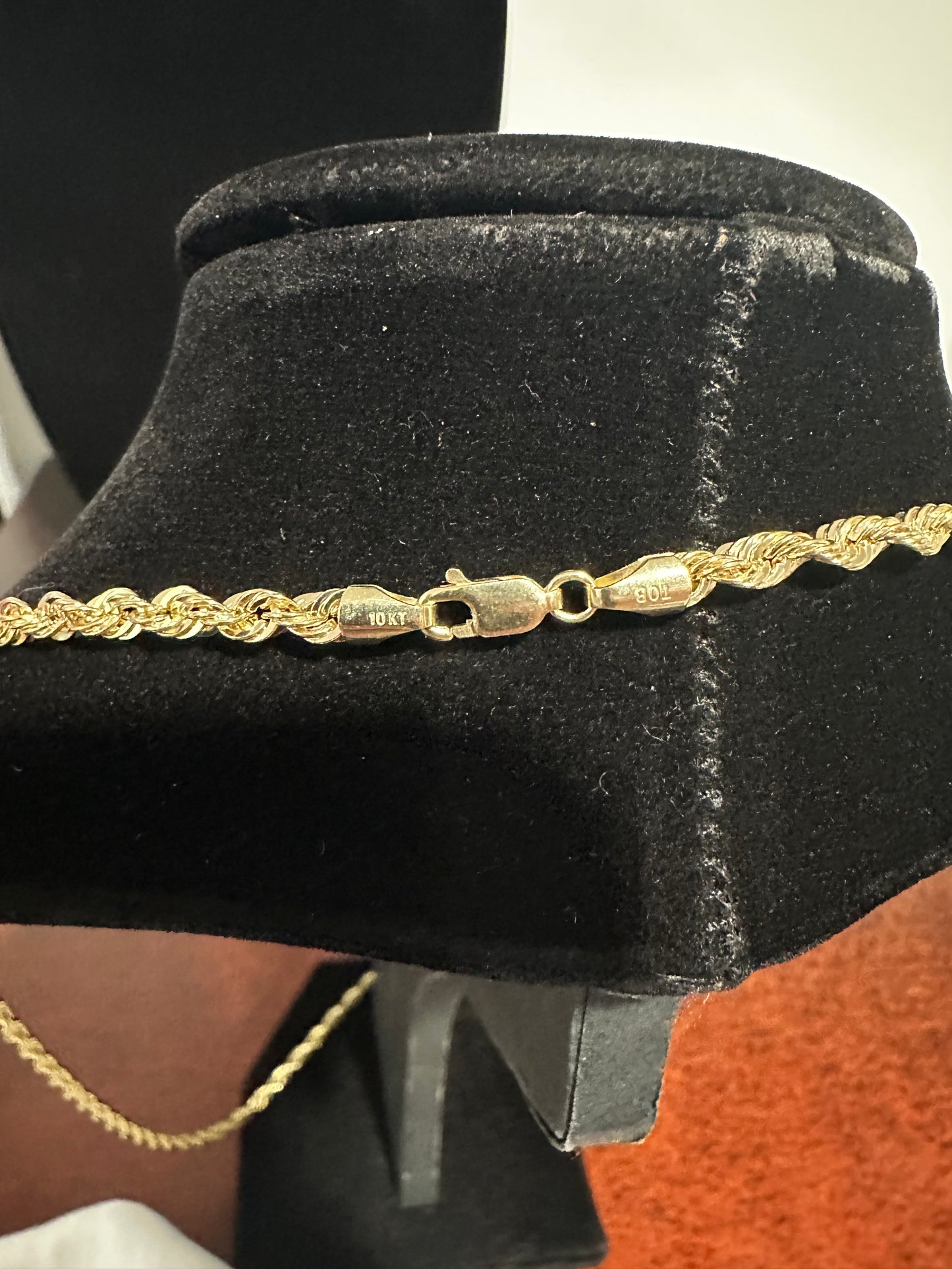 10K Italian Rope Chain 26”