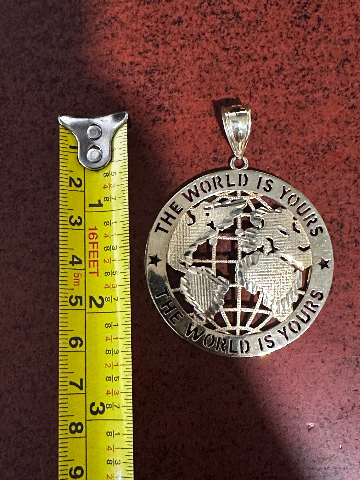 10K “The World Is Yours” Pendant