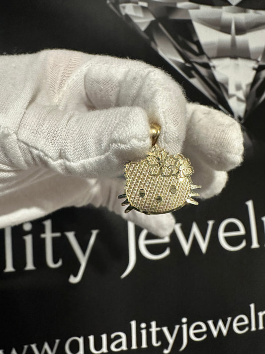 10K Gold “Hello Kitty” Pendant