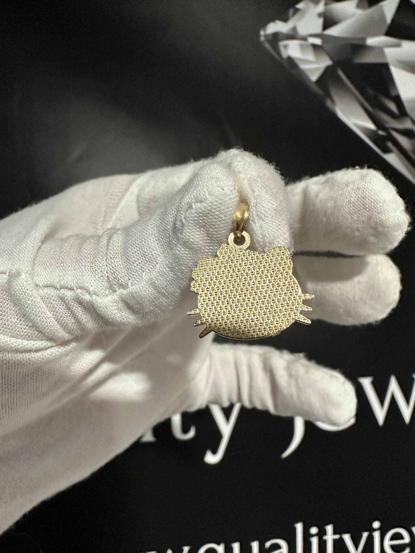 10K Gold “Hello Kitty” Pendant