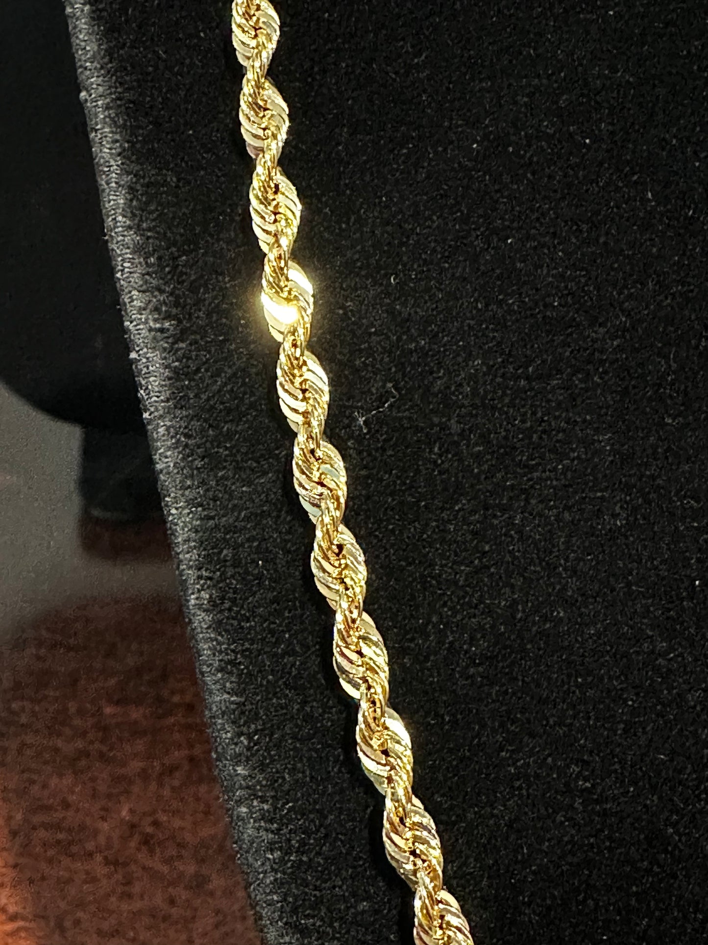 10K Italian Rope Chain 22”
