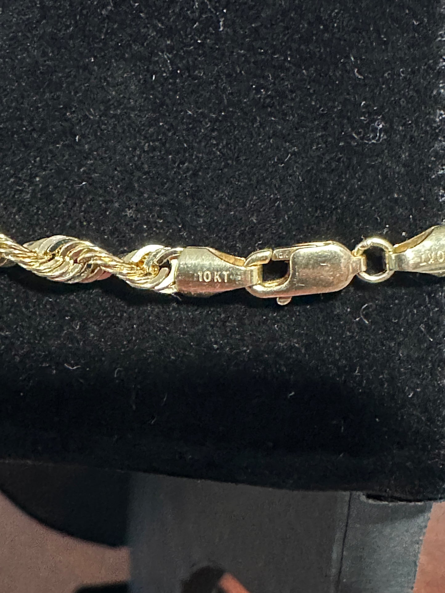 10K Italian Rope Chain 22”
