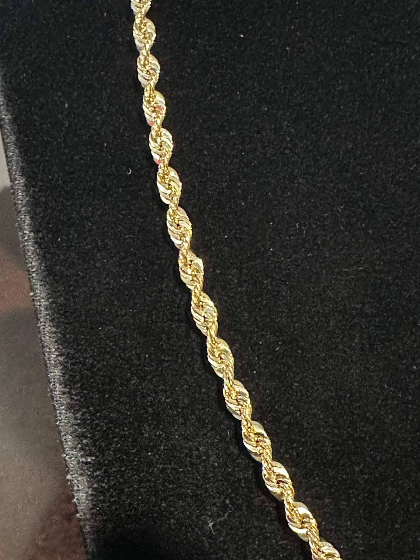 10K Italian Rope Chain 18”
