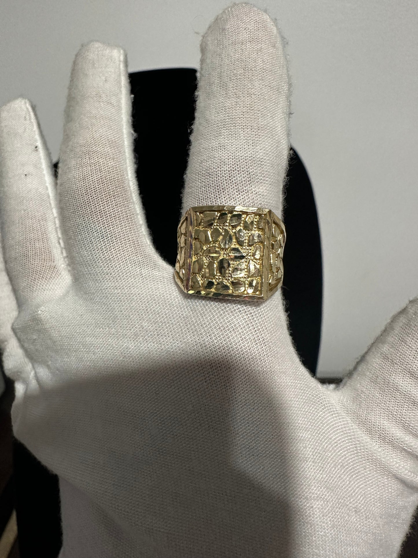 10K Nugget Ring Size 11.5