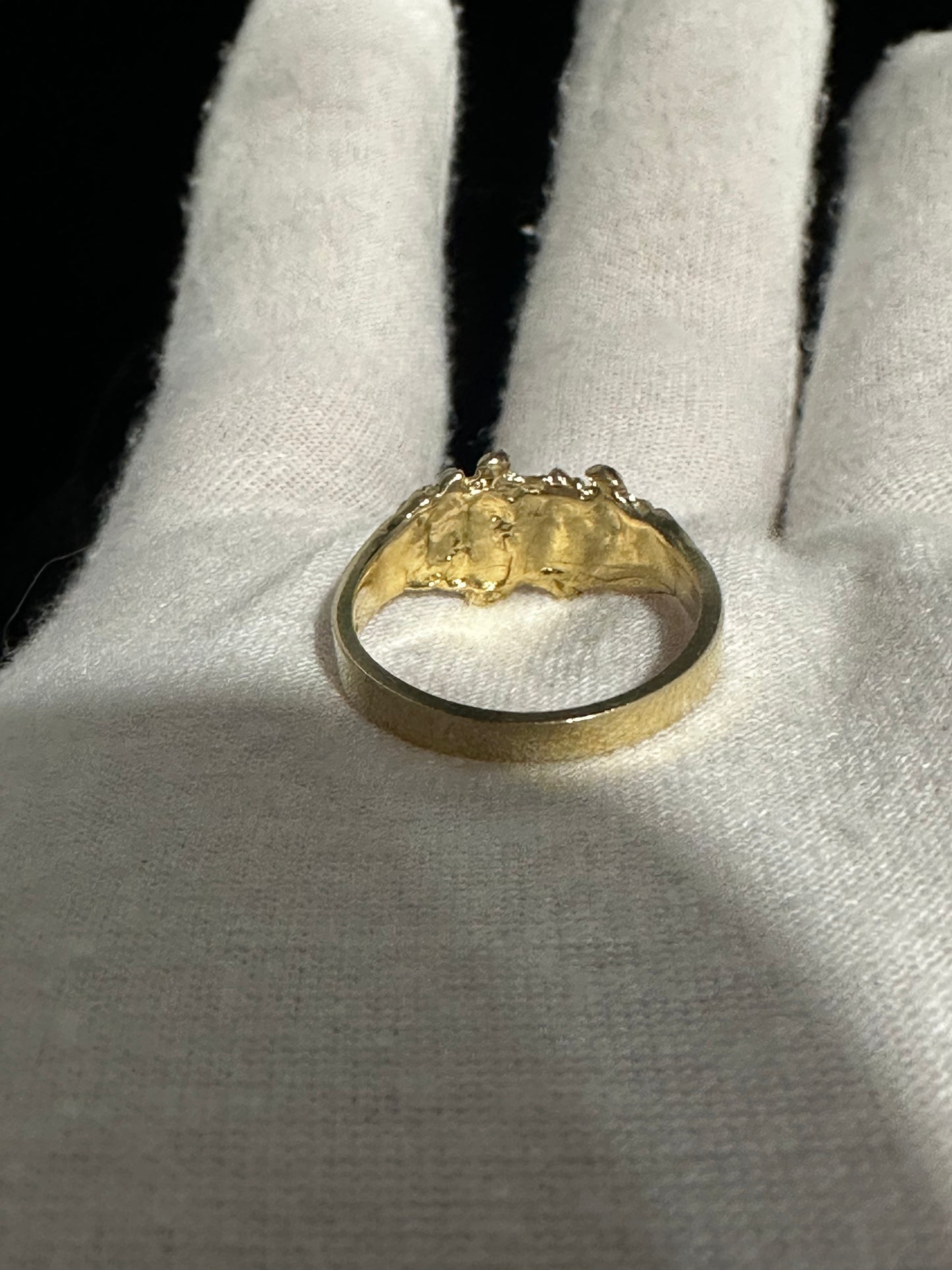 10K Nugget Ring Size 6.75