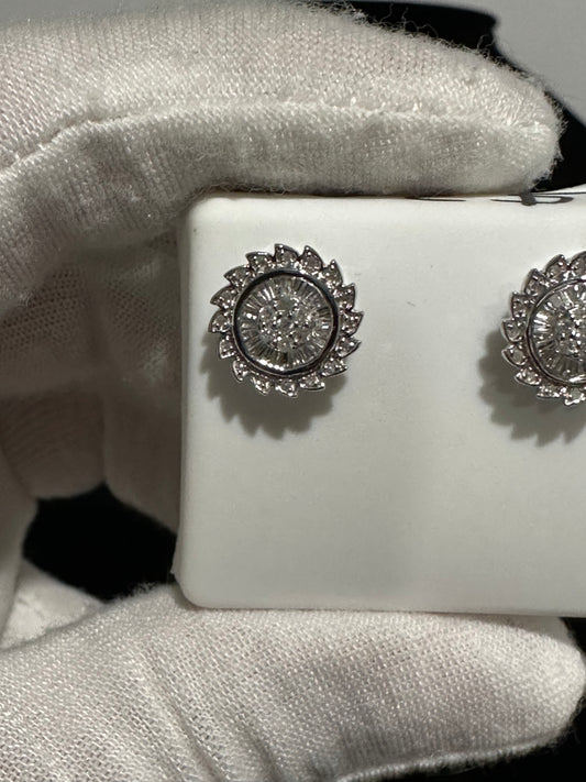 3/8Ct Diamond Studs