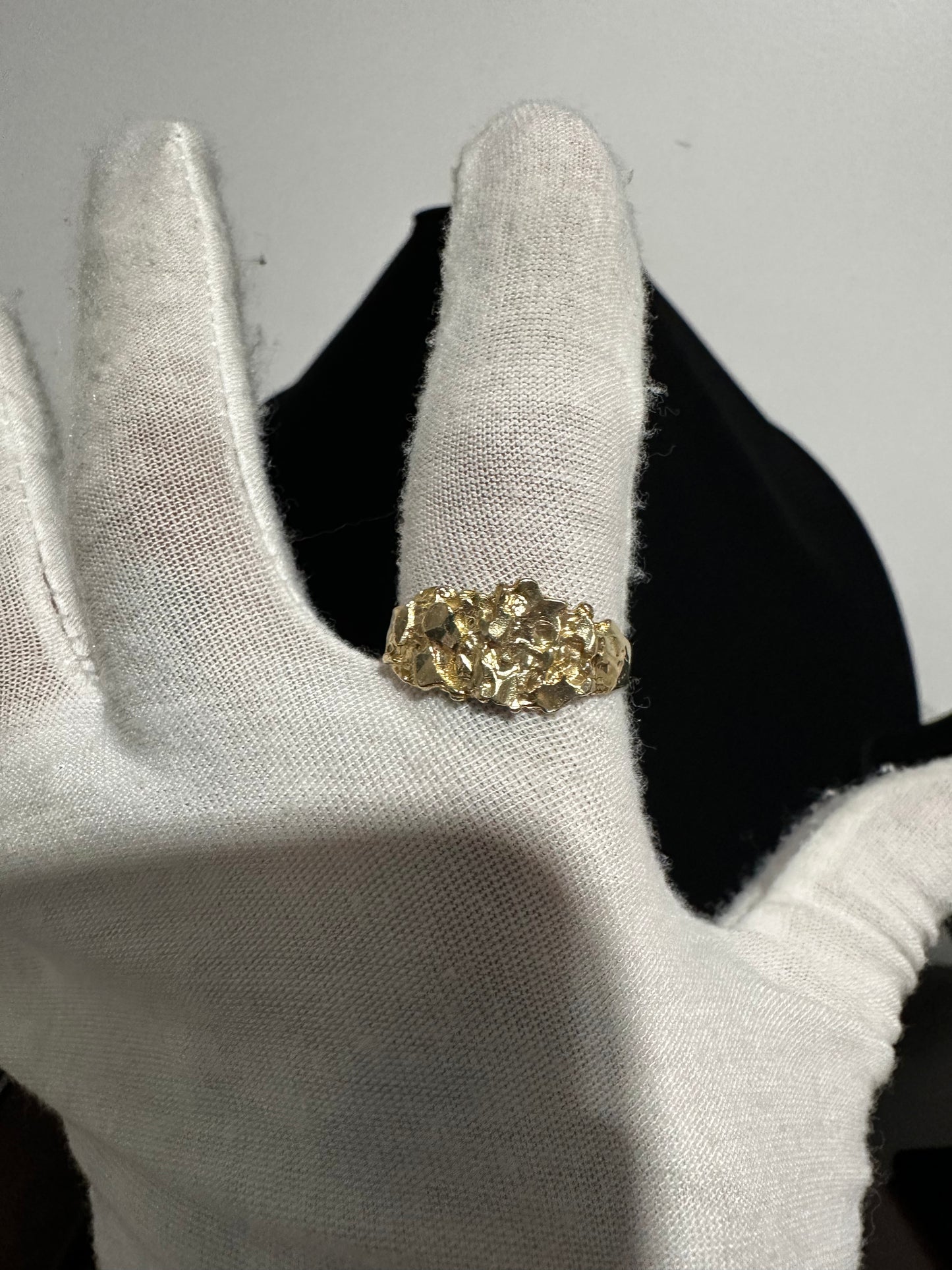 10K Nugget Ring Size 11.75