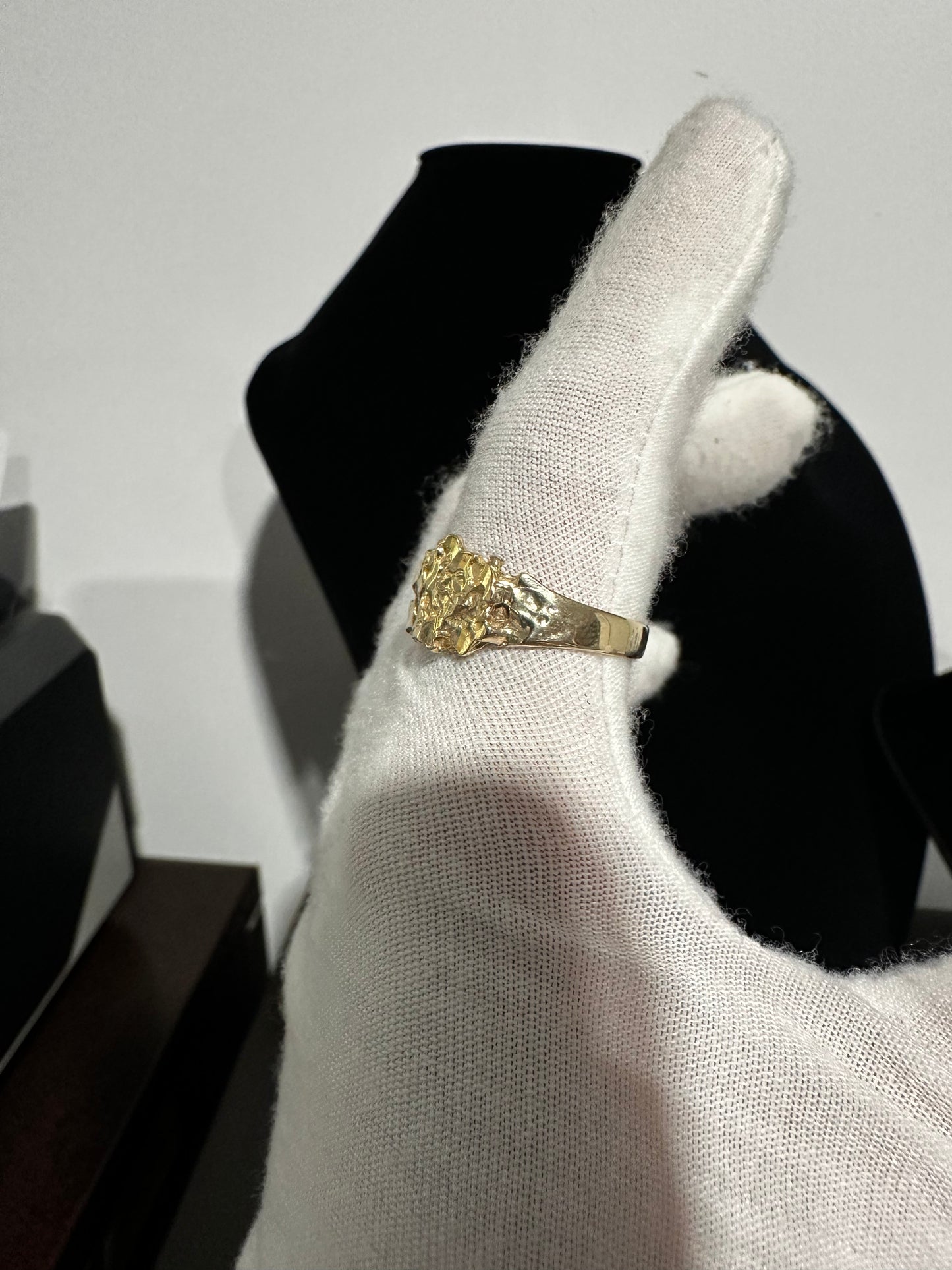 10K Nugget Ring Size 11.75