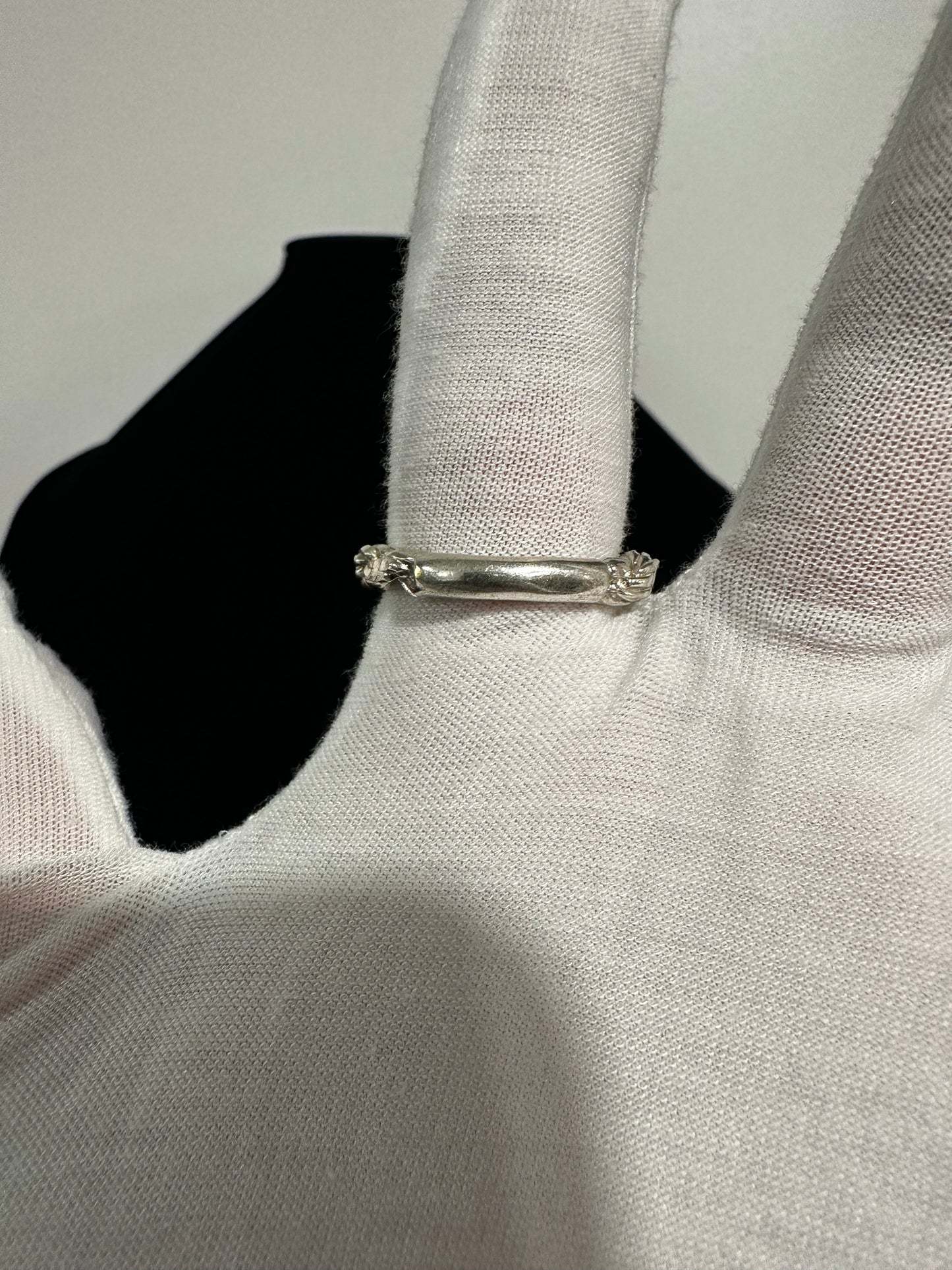 Silver Rope Ring Size 10.5