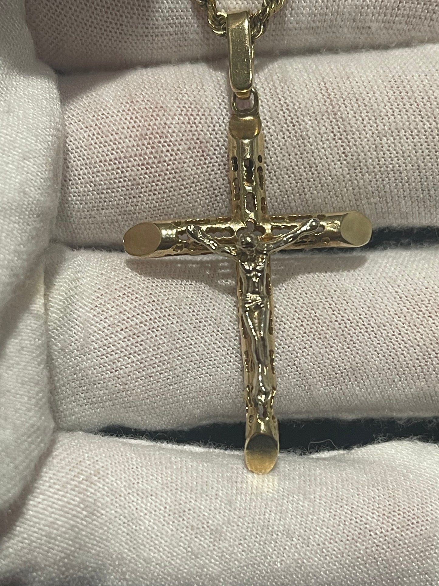 10K 18.5” Solid Rope + Crucifix Combo