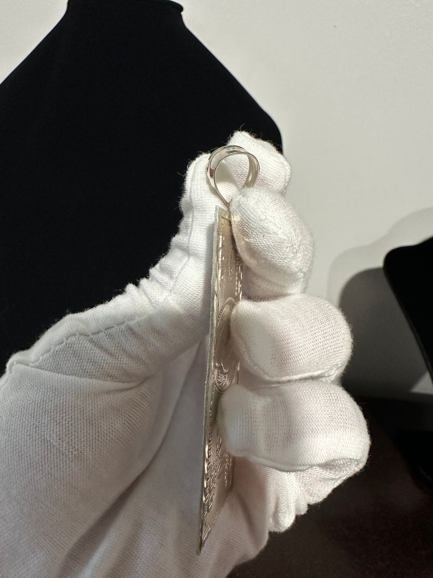 Silver Ben Frank $100 Pendant