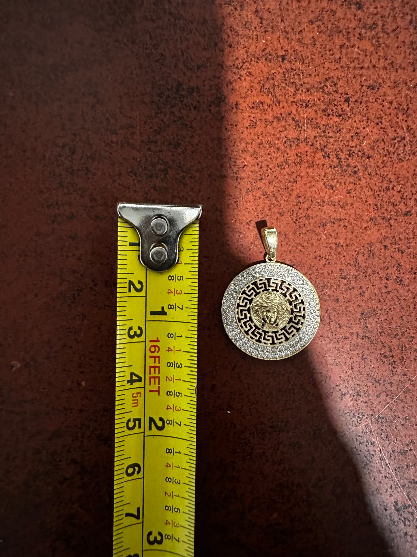 10K Medusa Pendant