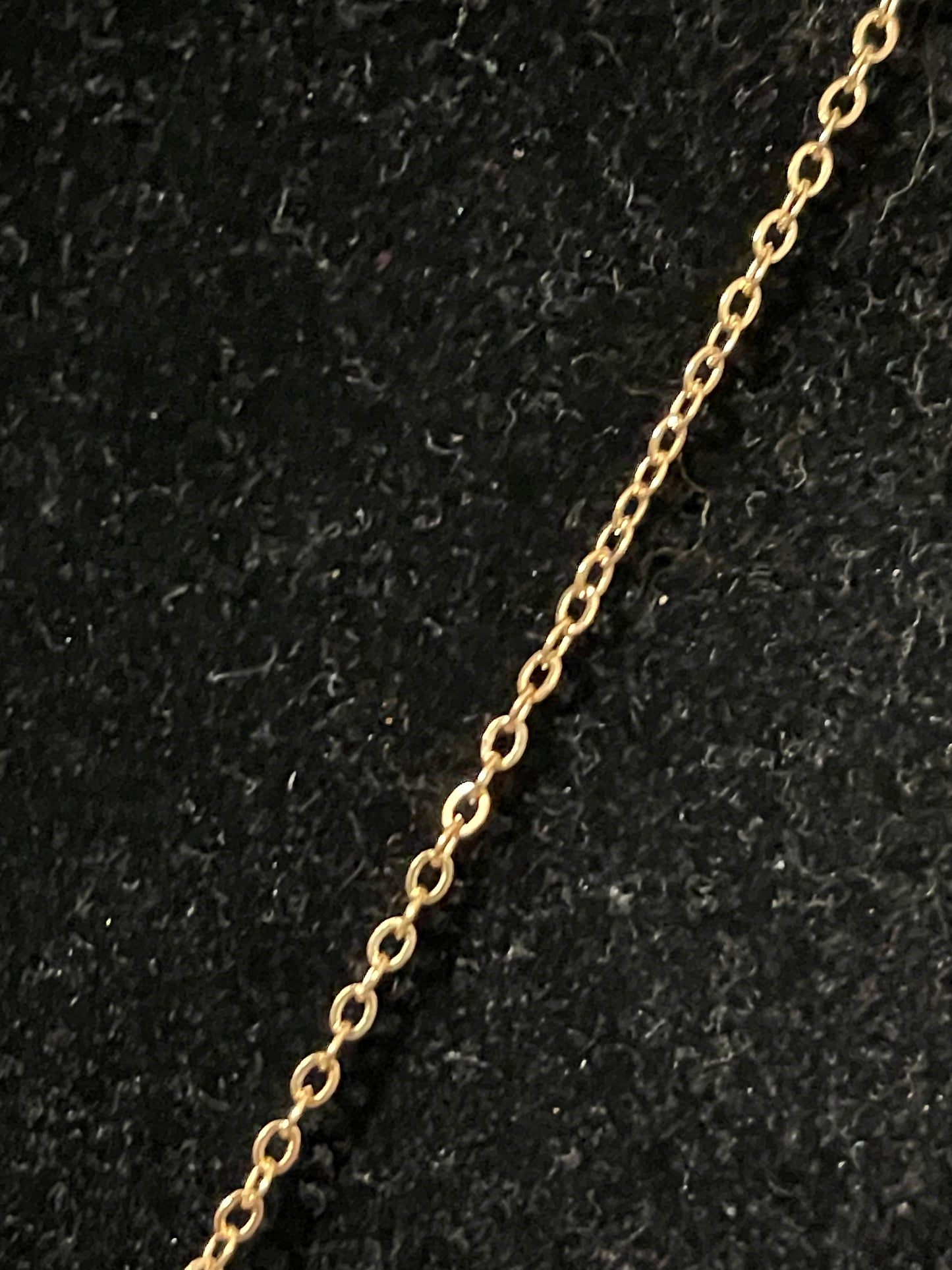 18” Gold Plated Gemstone Necklace