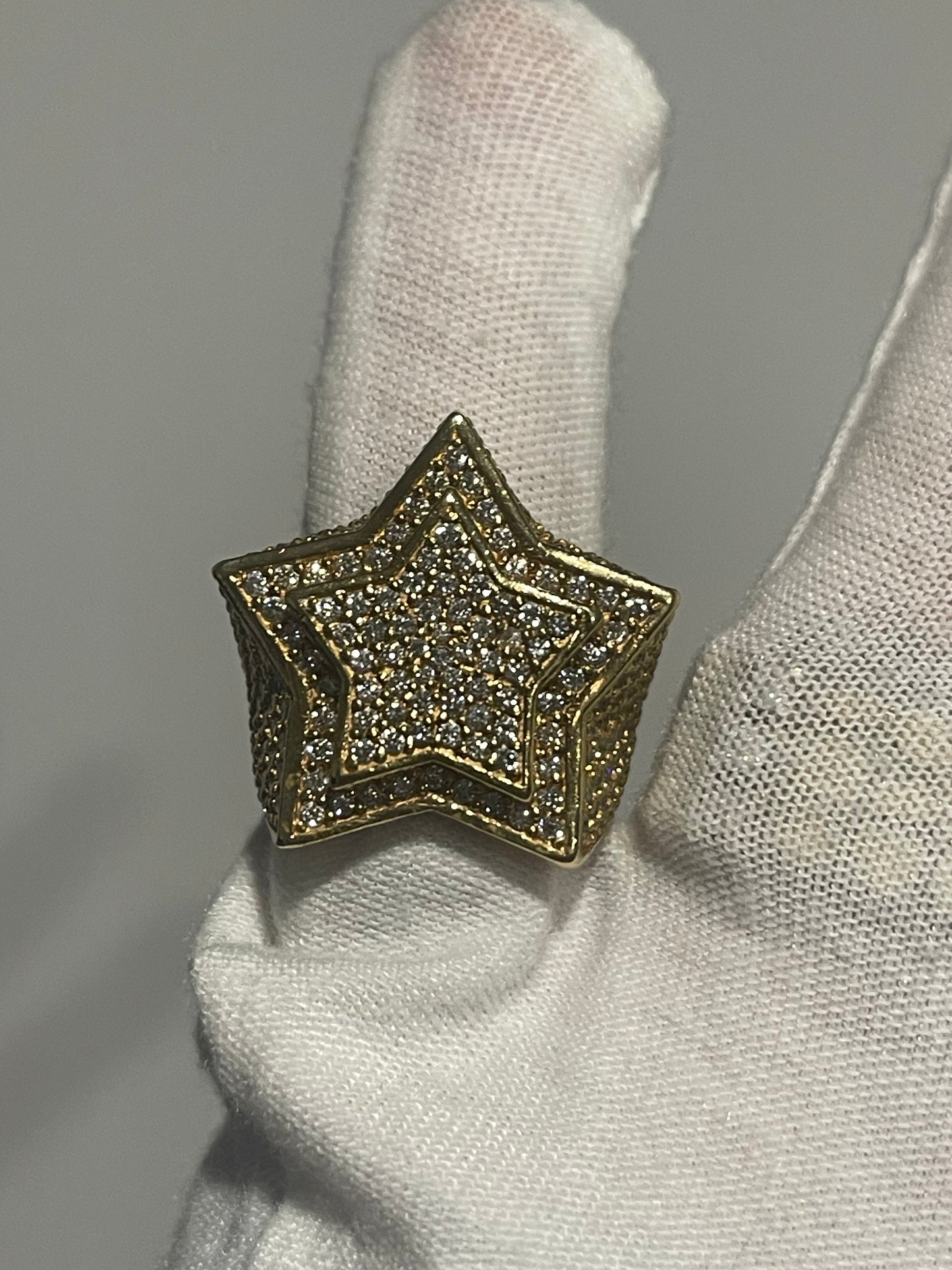 10K 2.75ct Diamond Star Ring
