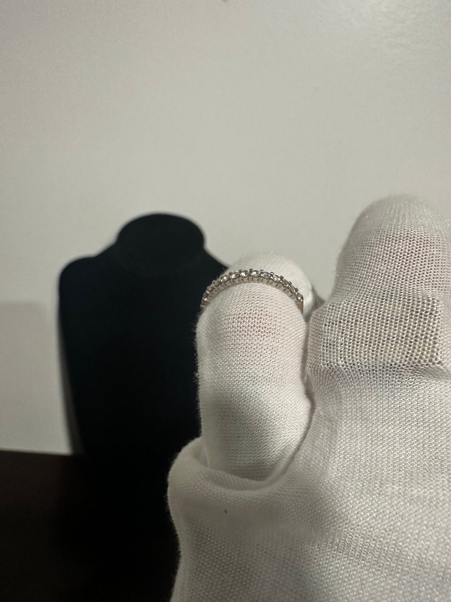 14K Diamond Wedding Band