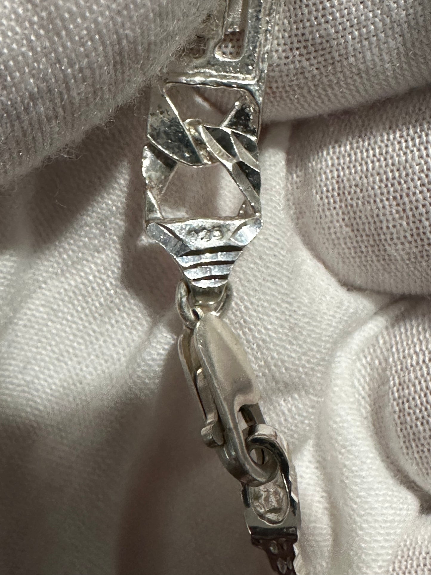 Silver Medusa Bracelet 8”