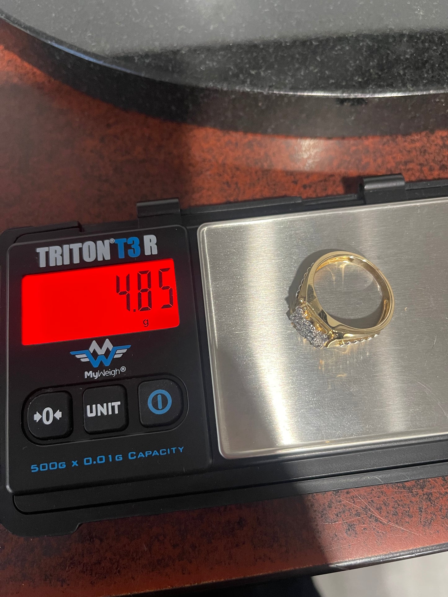 10K Natural Diamond Ring
