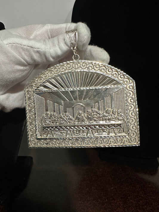 Silver Last Supper Pendant