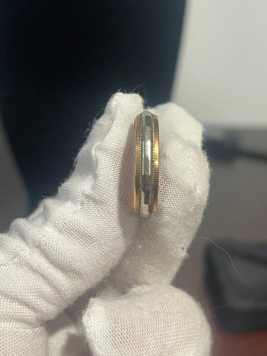 10K White/Rose Gold Ring
